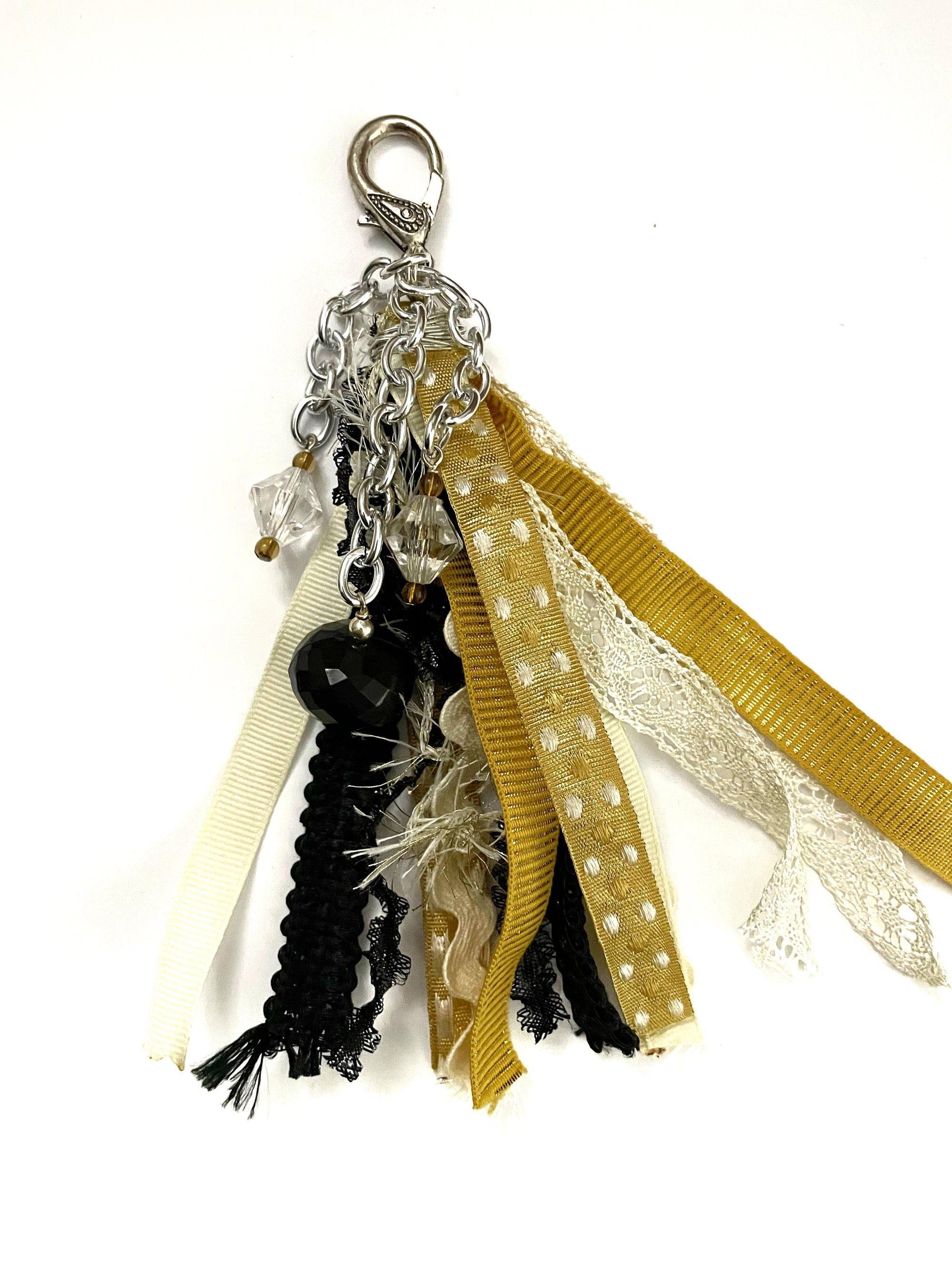 Gold, Cream and Black Purse Bling