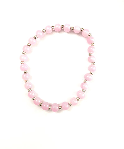 Baby Pink Stretchy Bracelet