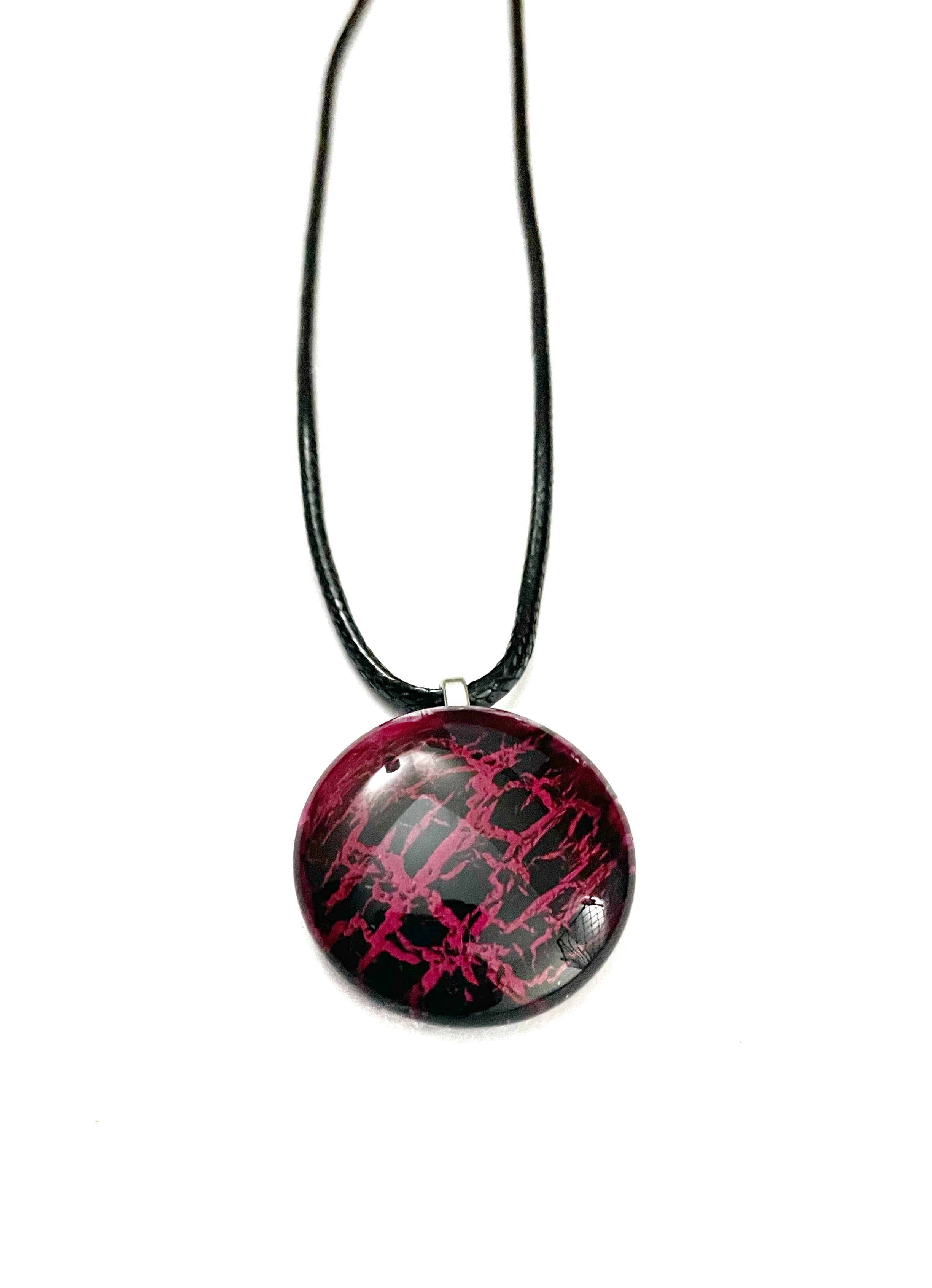 Crackle Polish Necklace - Multiple Options