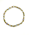 Purple Long Bicone Stretchy Bracelet - Multiple Options