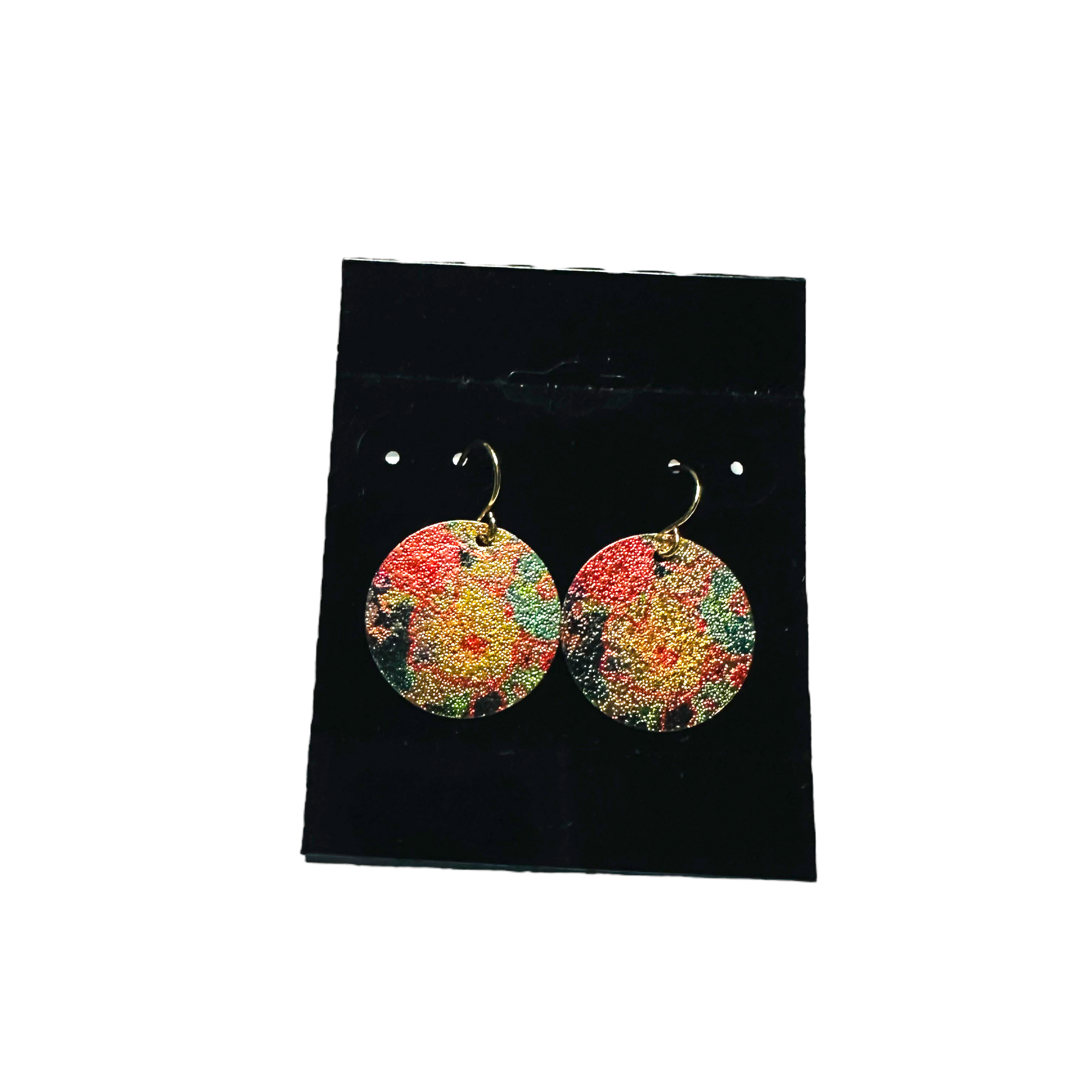 Stamped Metal Earrings