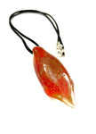 Large Red Glass Necklace