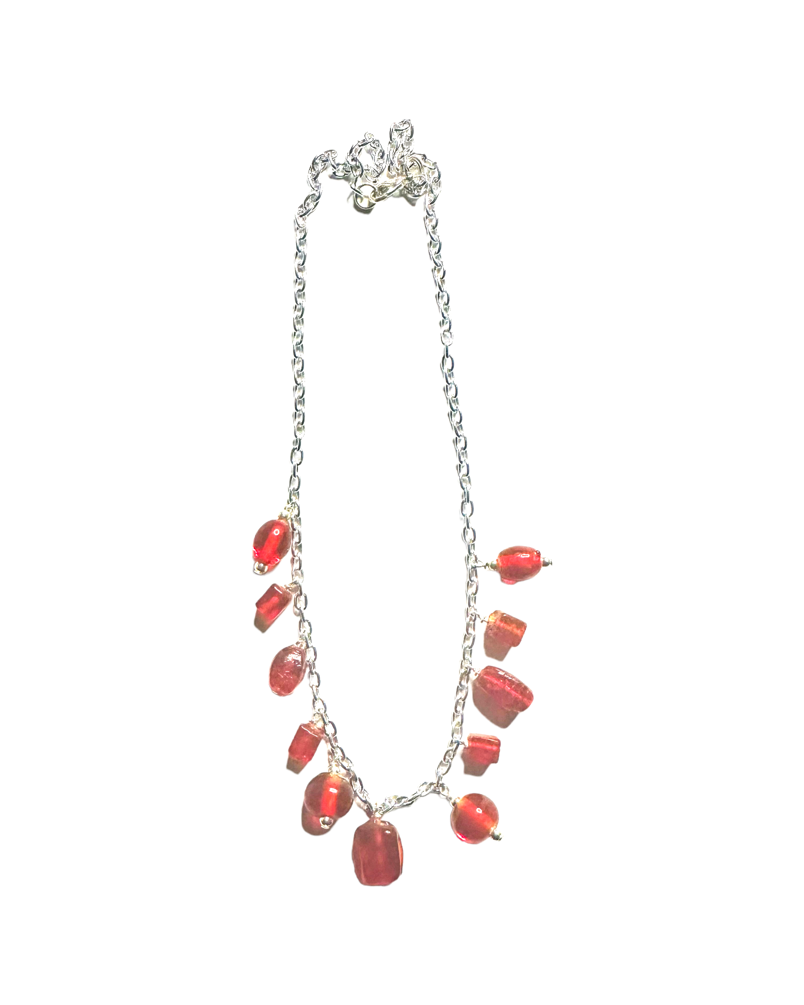 Glass Fringe Necklace