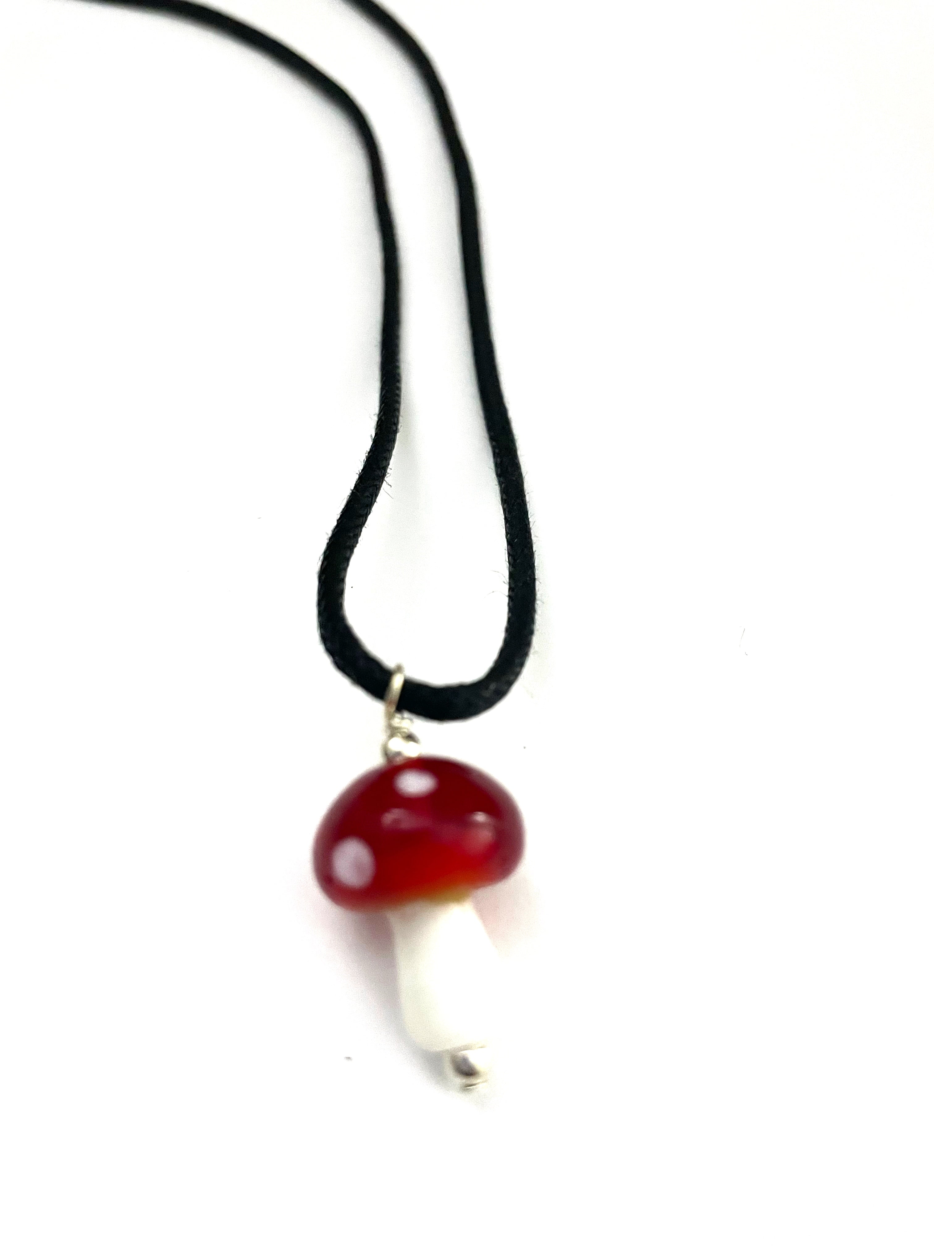 Red Mushroom Necklace
