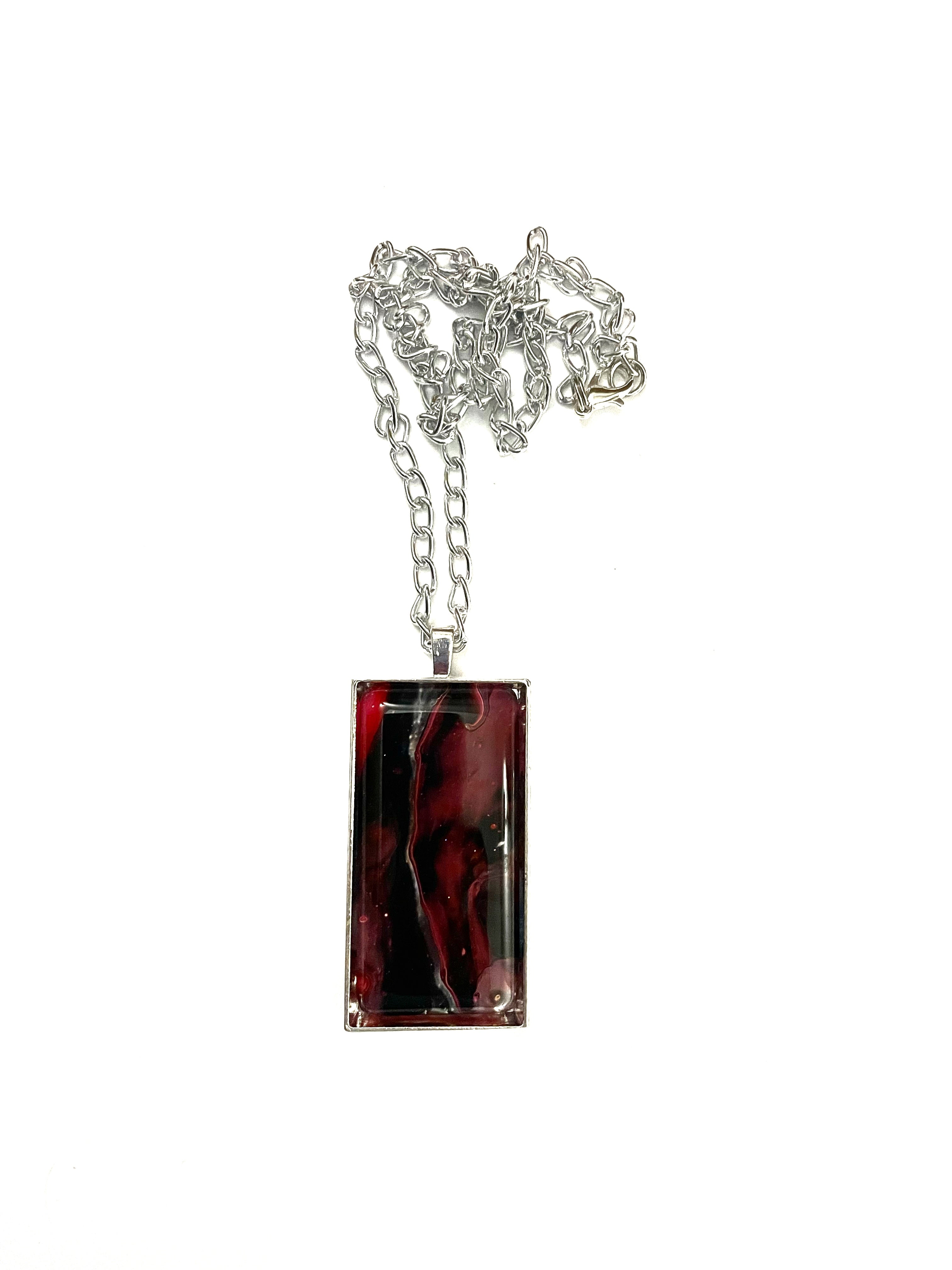 Red Acrylic Necklaces