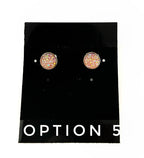 8mm Druzy Earring