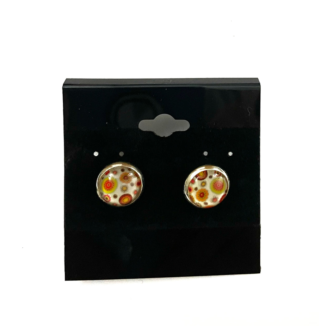 Colorful Post Earrings - Multiple Options - Silver Posts