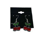 Colorful Cherry Charm Earrings