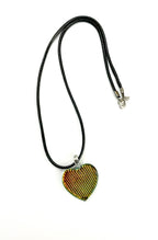 Dichroic Heart Necklace