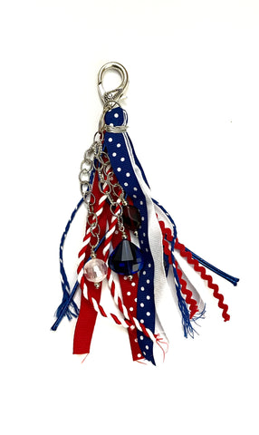 Red, White and Blue Purse Bling