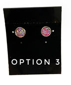 8mm Druzy Earring