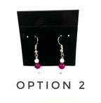 Magenta Pink Earrings