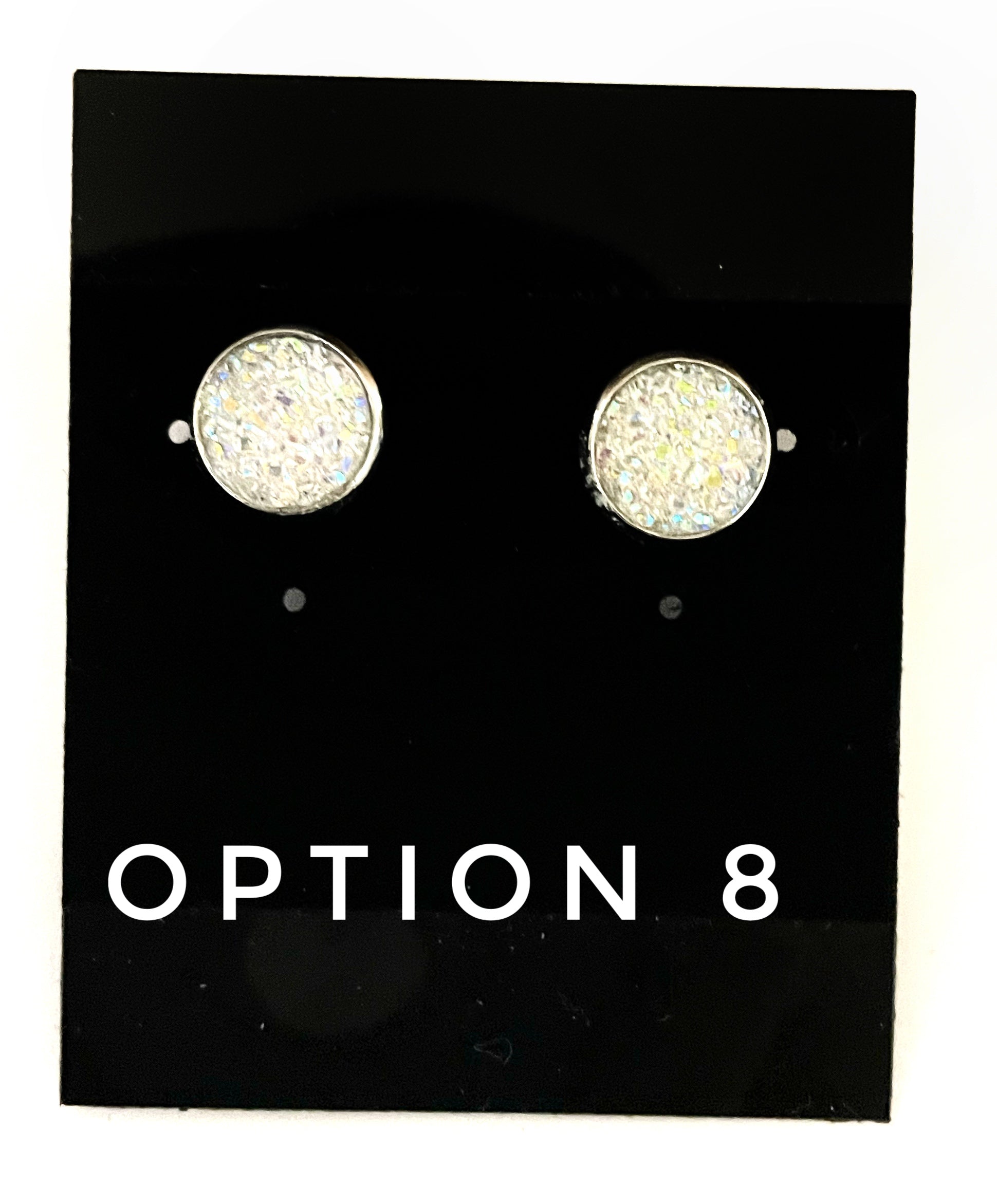 10mm Druzy Earring