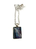 Blue, Pink and Black Acrylic Necklaces