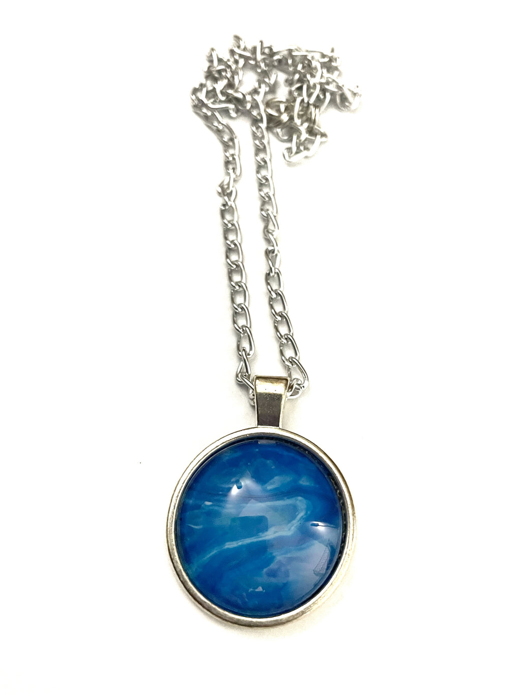 Blue Acrylic Necklaces