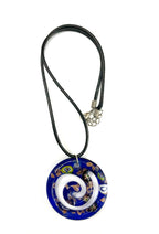 Blue with Millefiori Glass Necklace