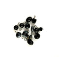 Colored Dangles -  Black