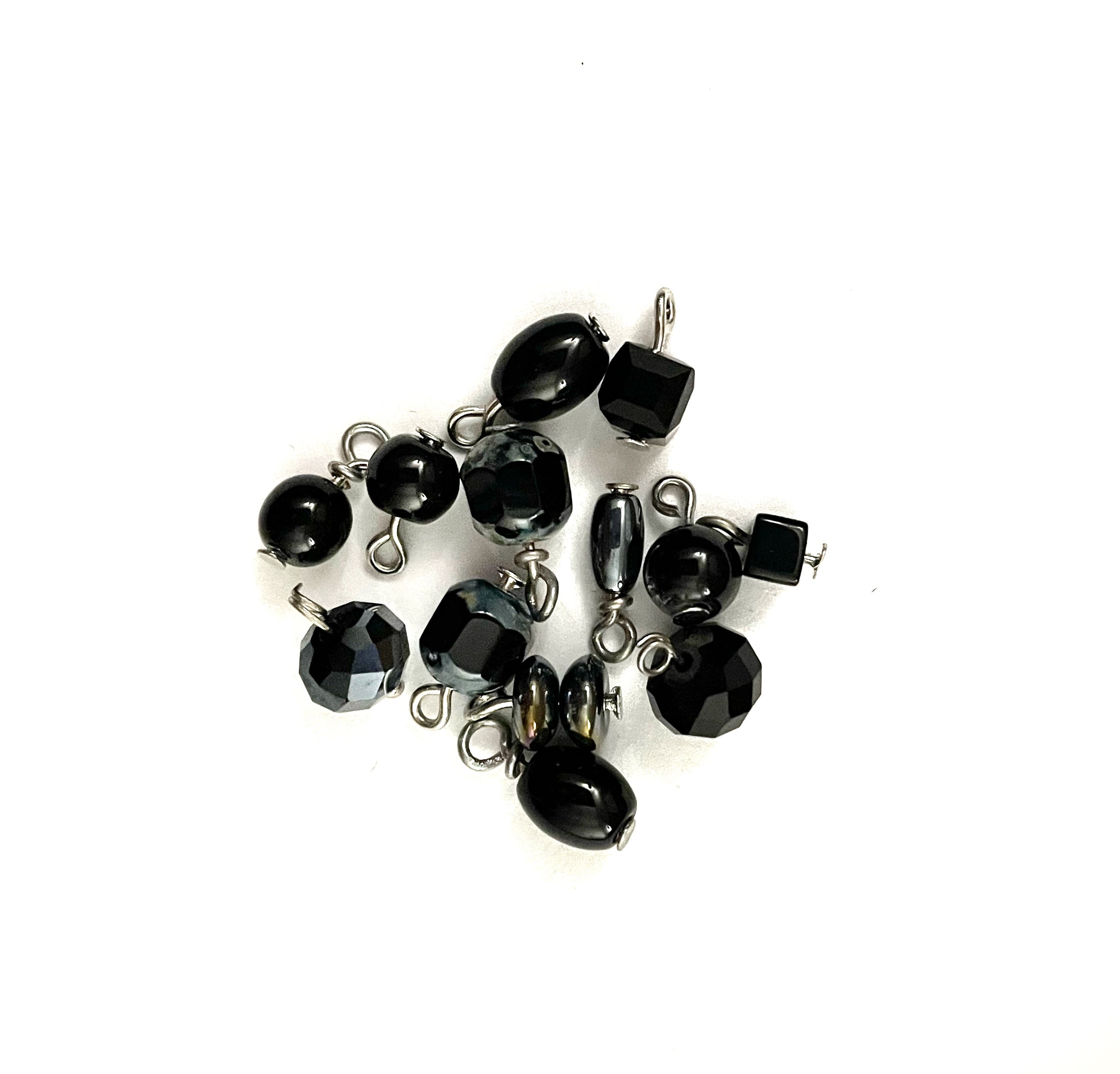Colored Dangles -  Black