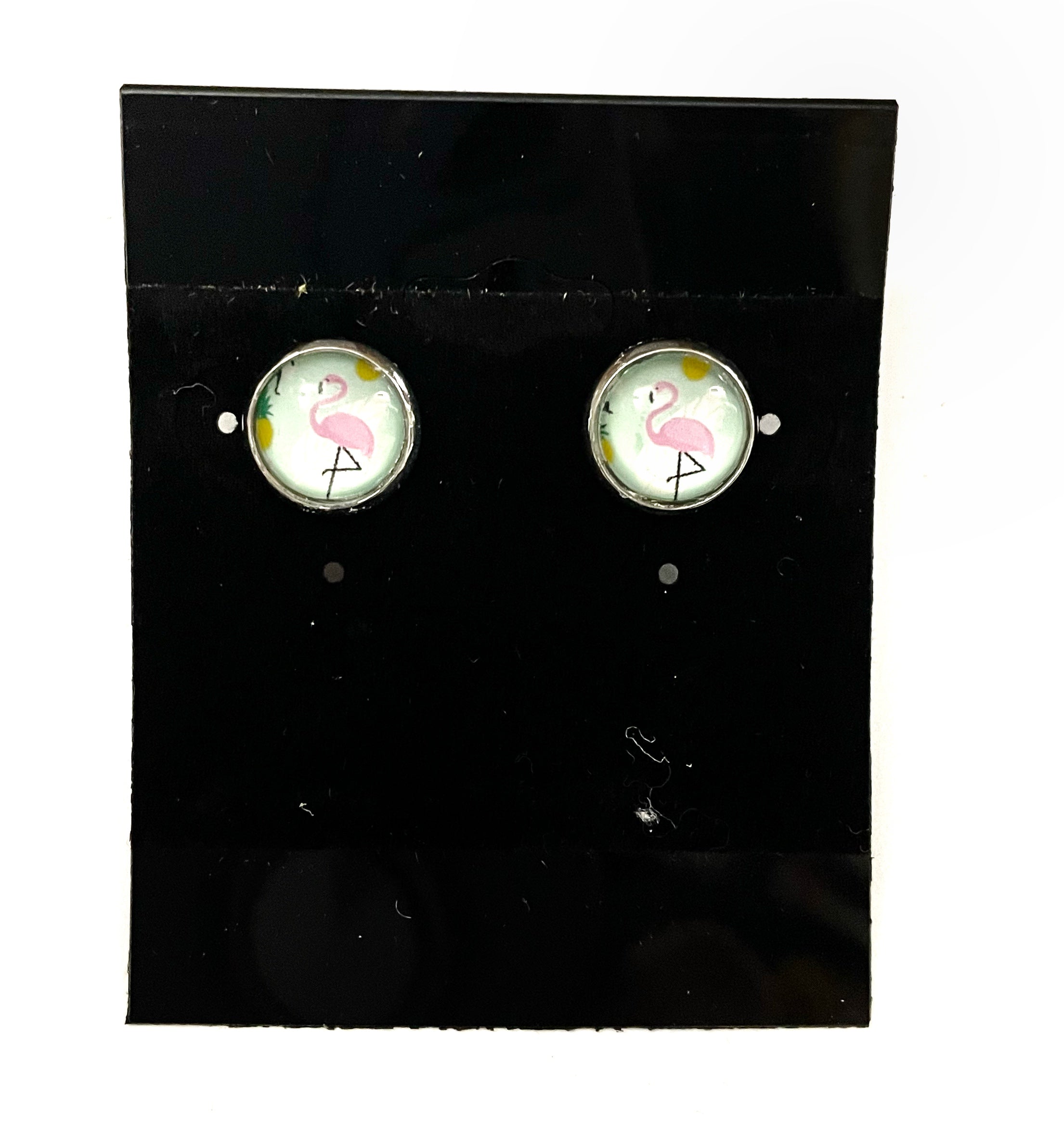 10mm Silver Post Earrings