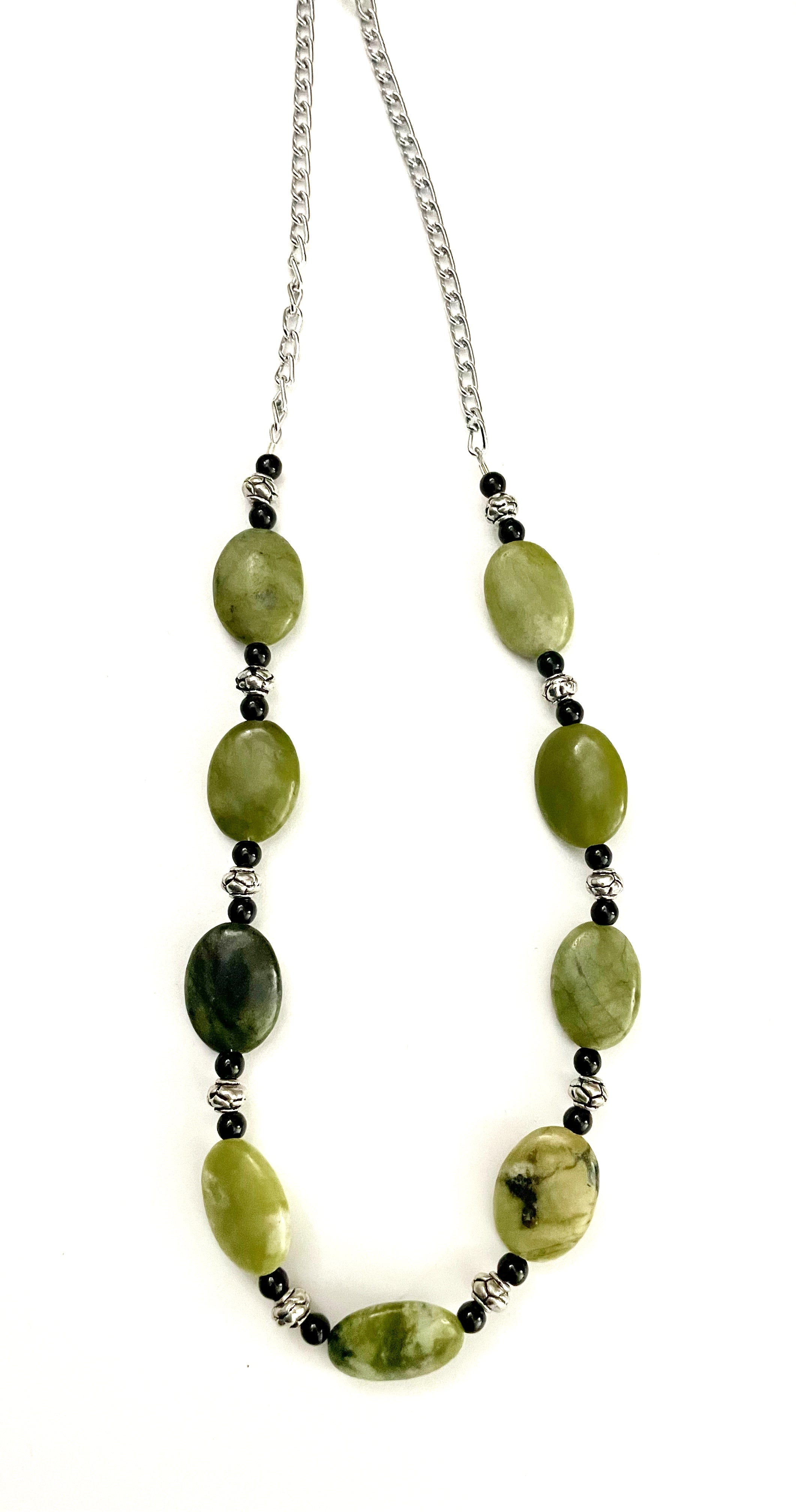 Serpentine Gemstone Necklace