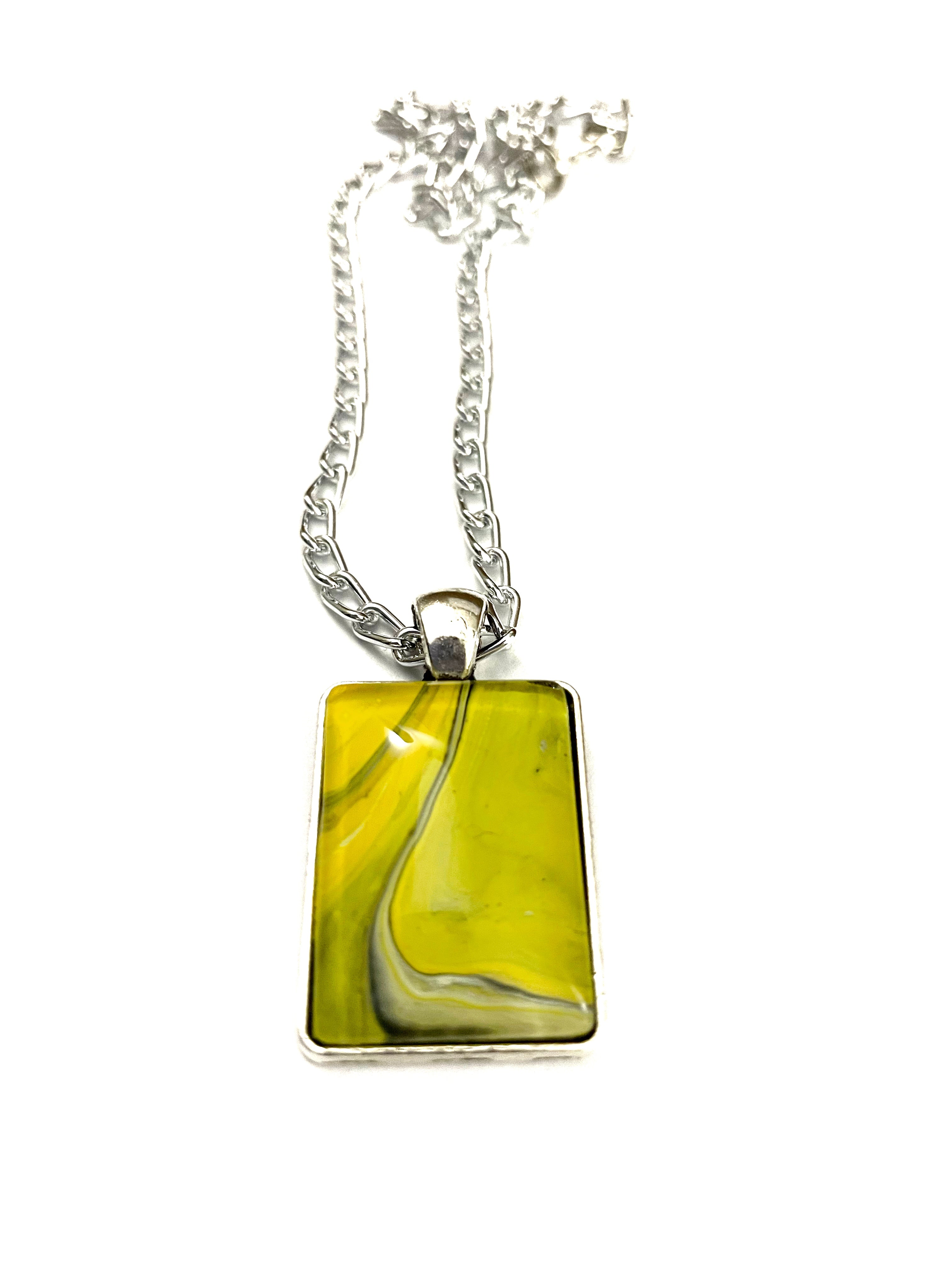 Yellow Acrylic Necklaces
