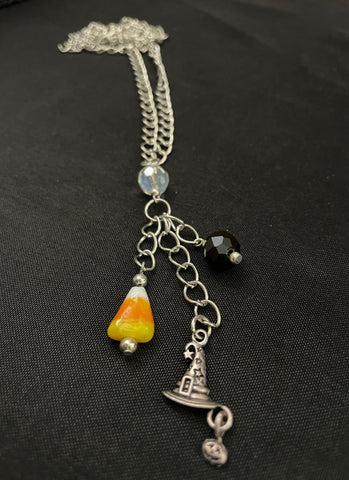 Witch Hat Charm Necklace