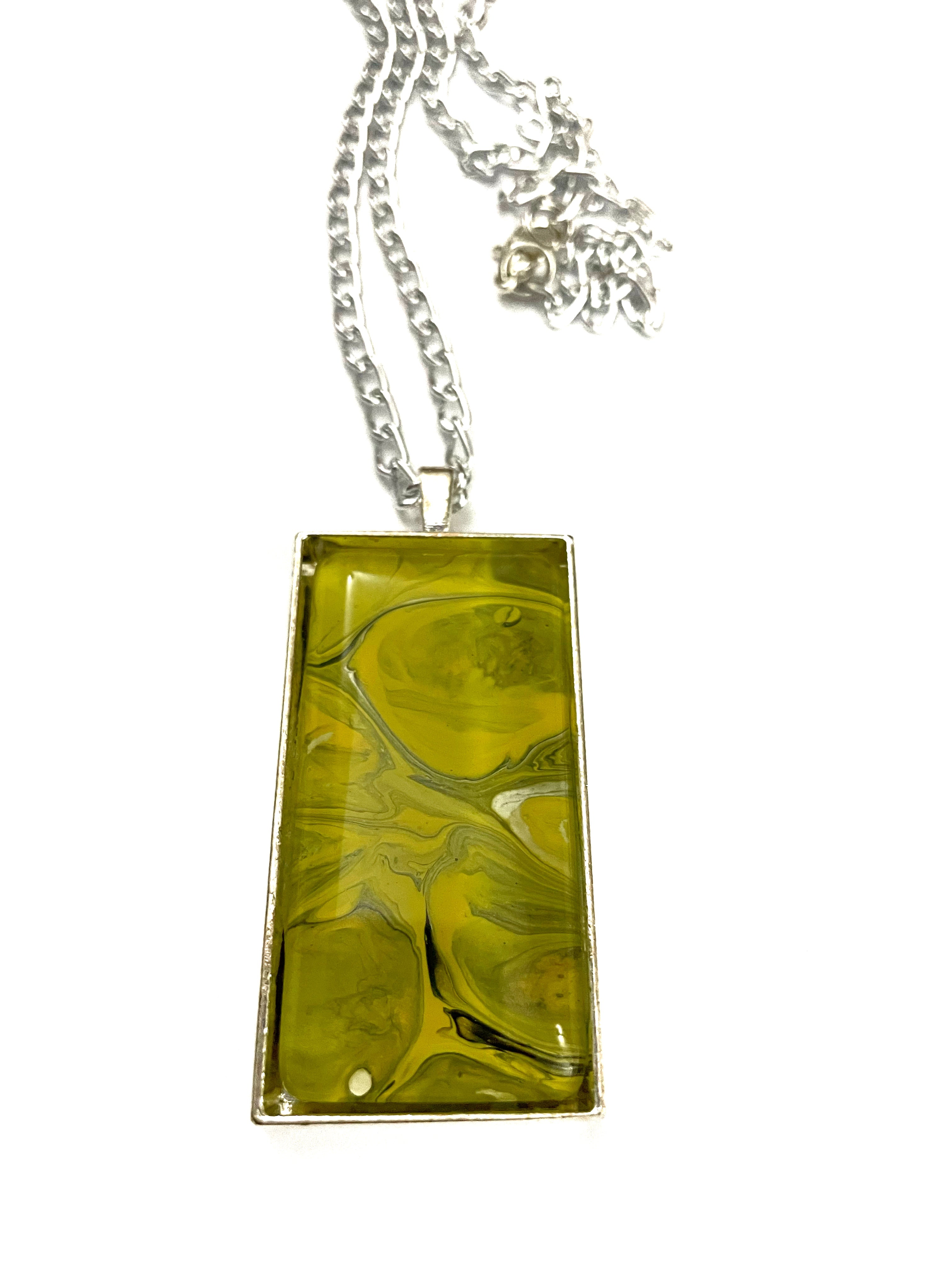 Yellow Acrylic Necklaces