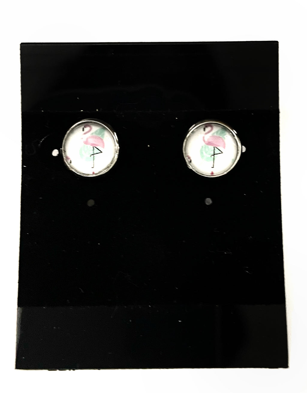 10mm Silver Post Earrings