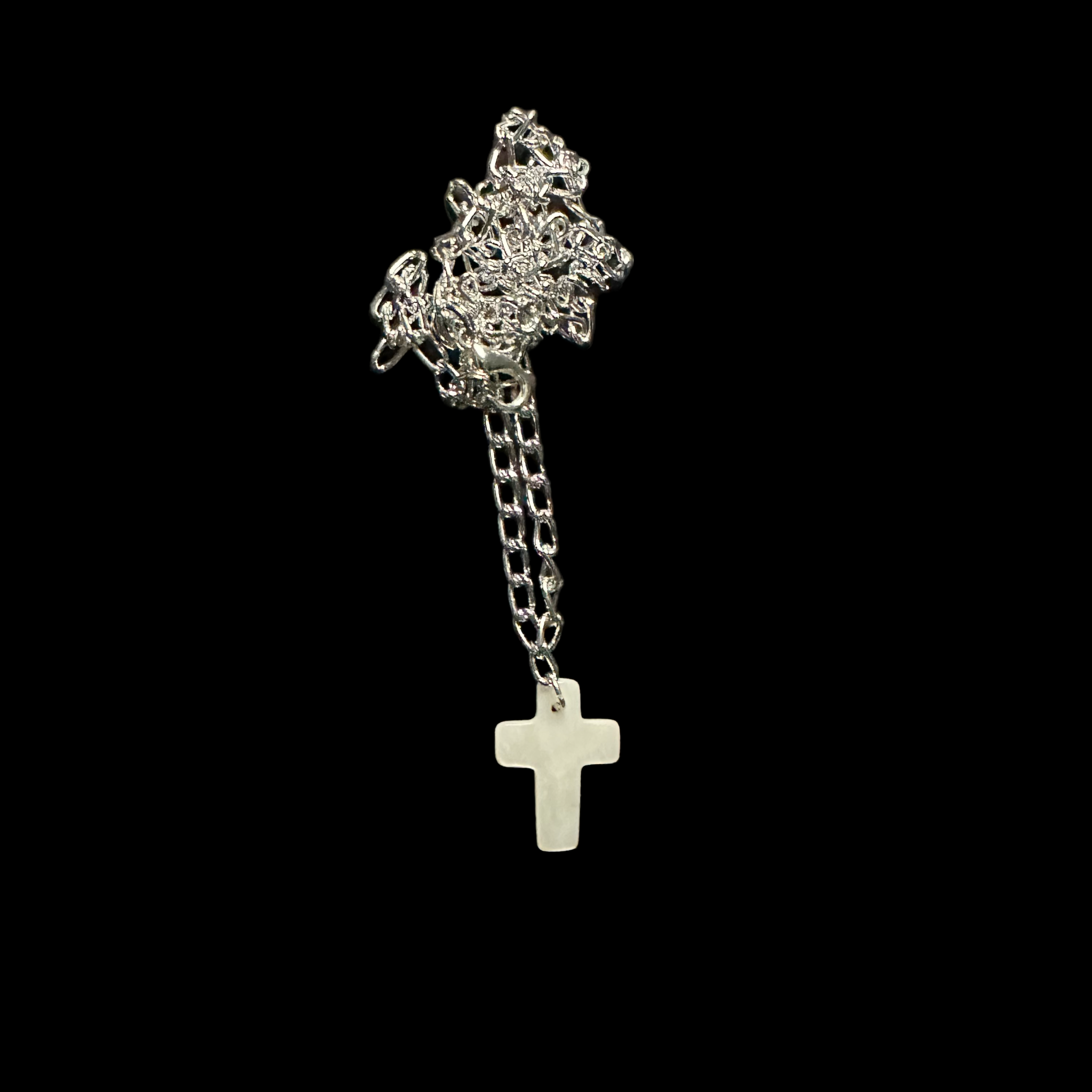 Mother of Pearl Cross Necklace