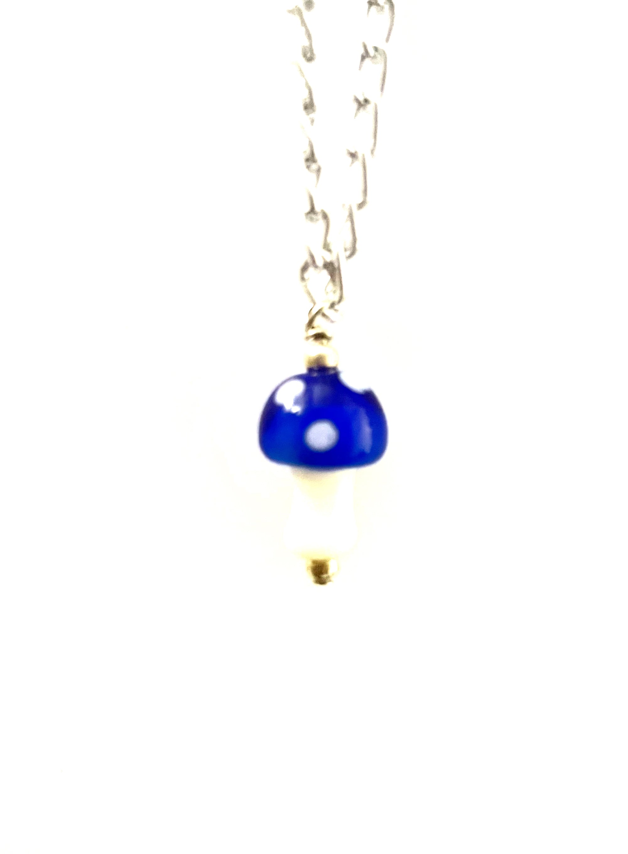 Glass Mushroom Necklace