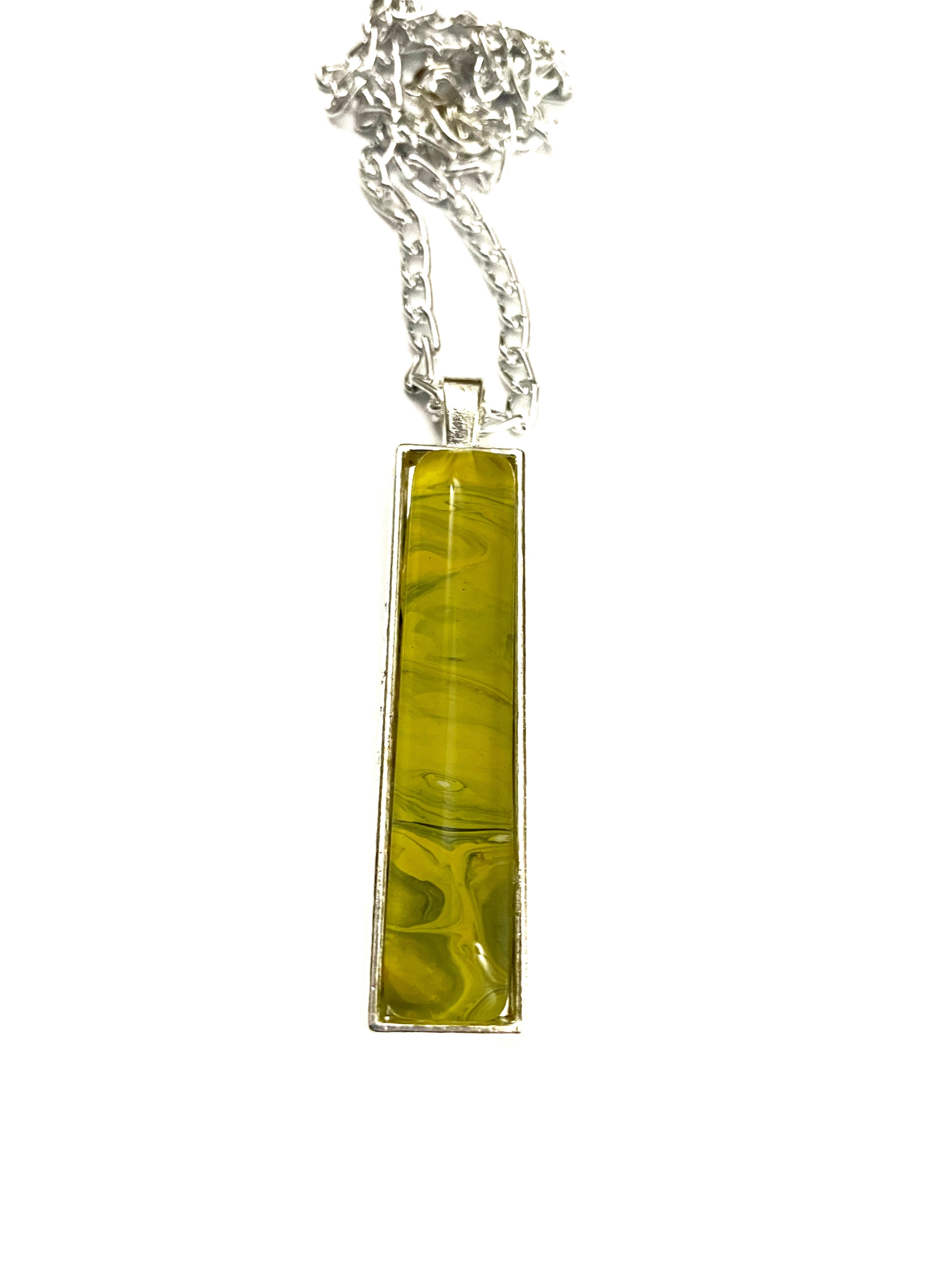Yellow Acrylic Necklaces