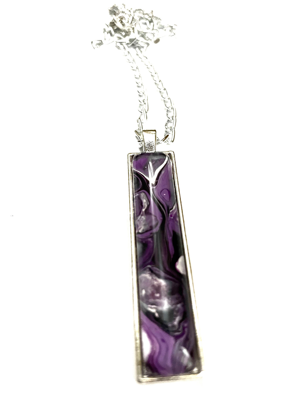 Purple Acrylic Necklaces