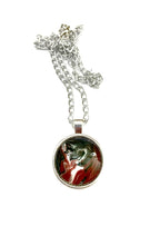 Red and Green Acrylic Necklaces