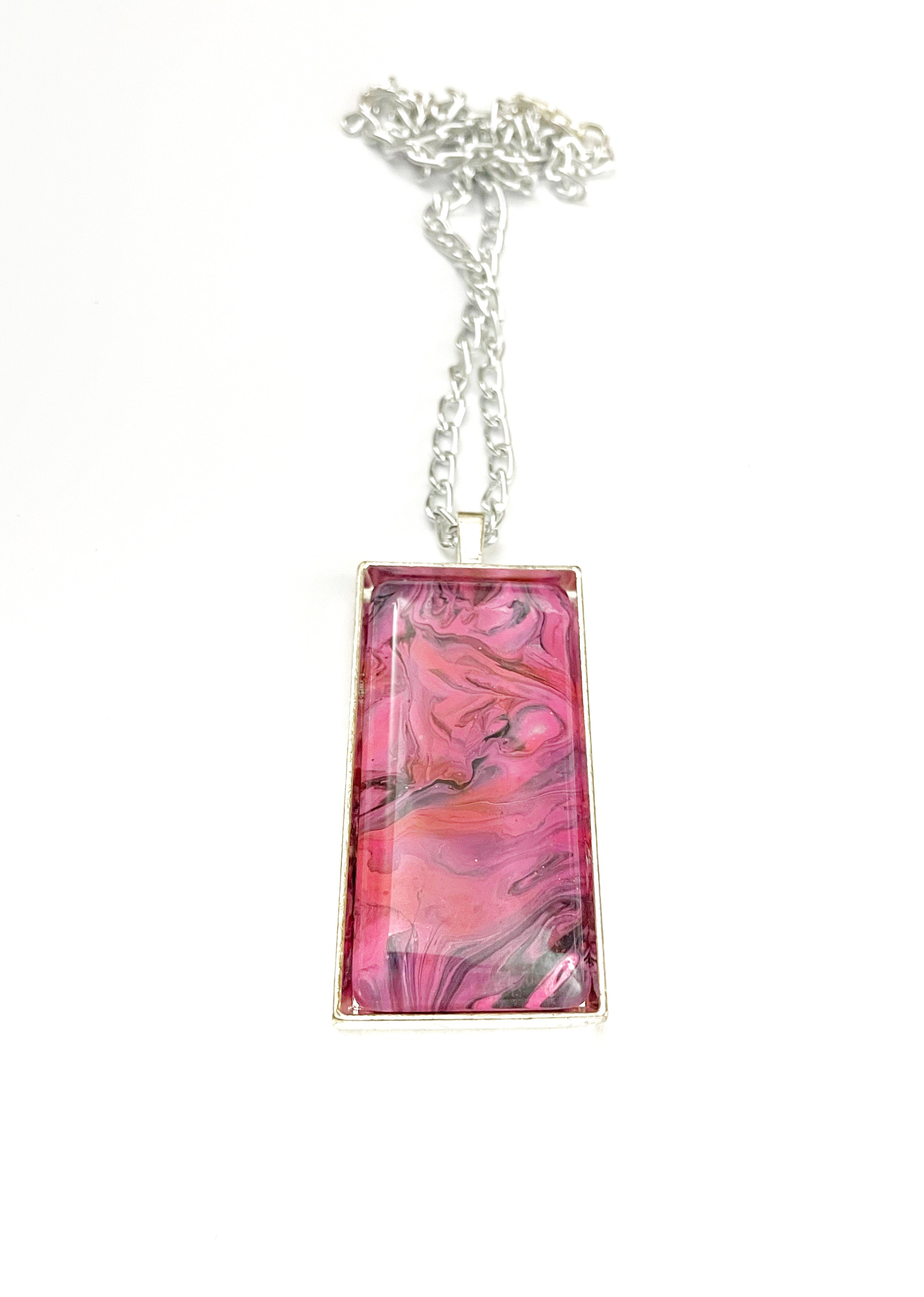 Pink Acrylic Necklaces