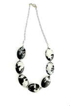 Black and Grey Acrylic Necklace