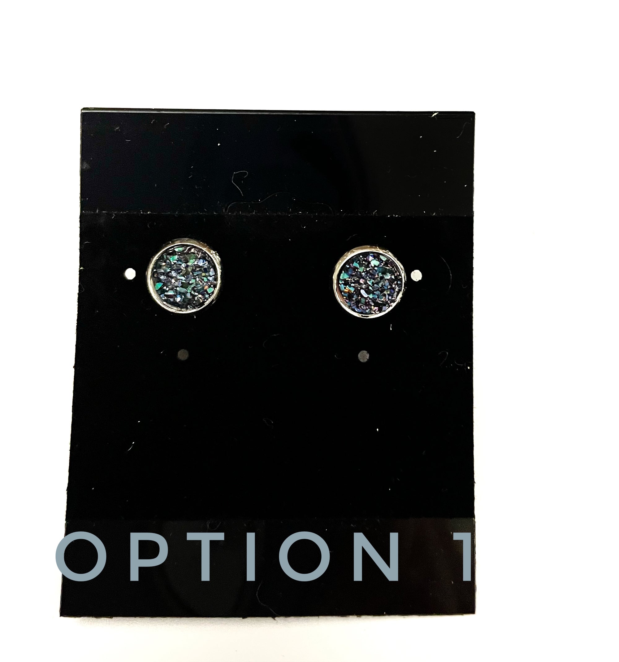 8mm Druzy Earring