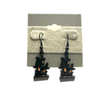 Haunted House Charm Earrings
