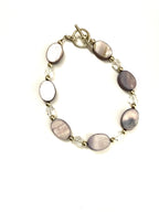 Light Purple Mother of Pearl Wire Bracelet