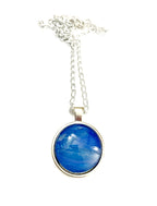 Blue Acrylic Necklaces
