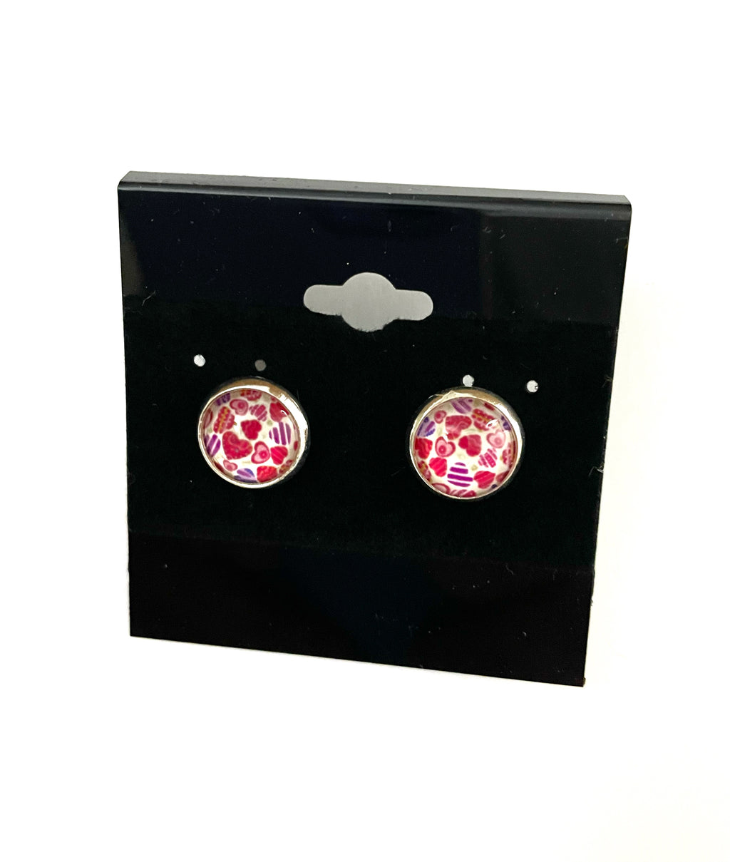 Colorful Post Earrings - Multiple Options - Silver Posts