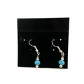 Sky Blue Glass Earrings