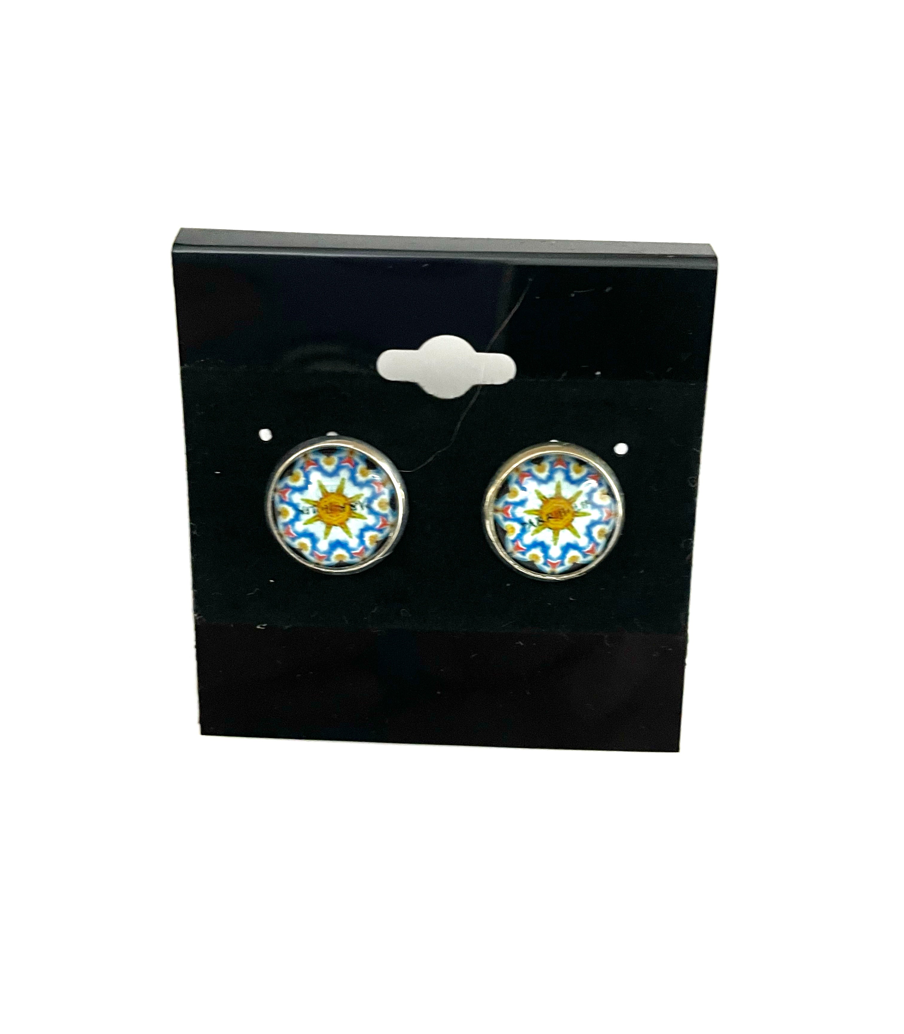 Colorful Post Earrings - Multiple Options - Silver Posts