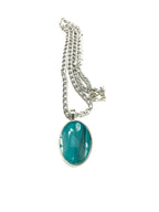 Teal Acrylic Necklaces