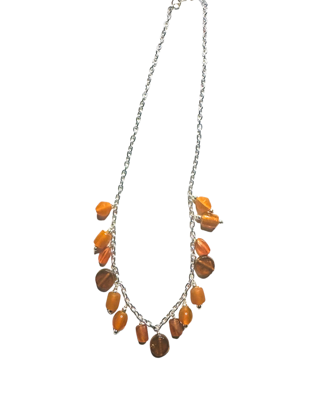 Glass Fringe Necklace