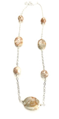 Crazy Horse Stone Long Necklace