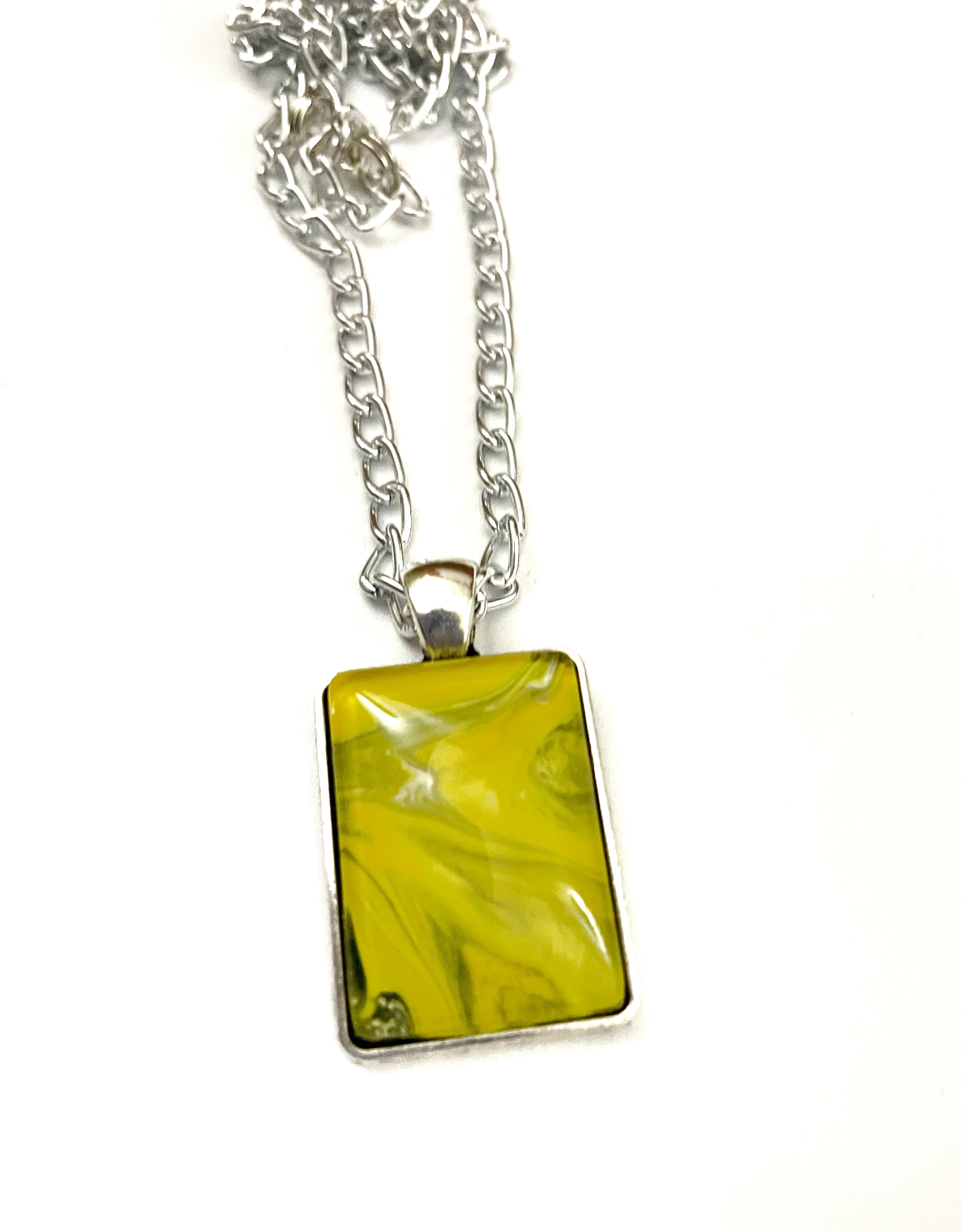 Yellow Acrylic Necklaces