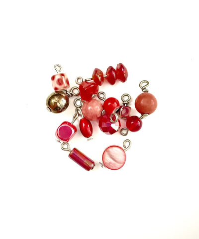Colored Dangles -  Red