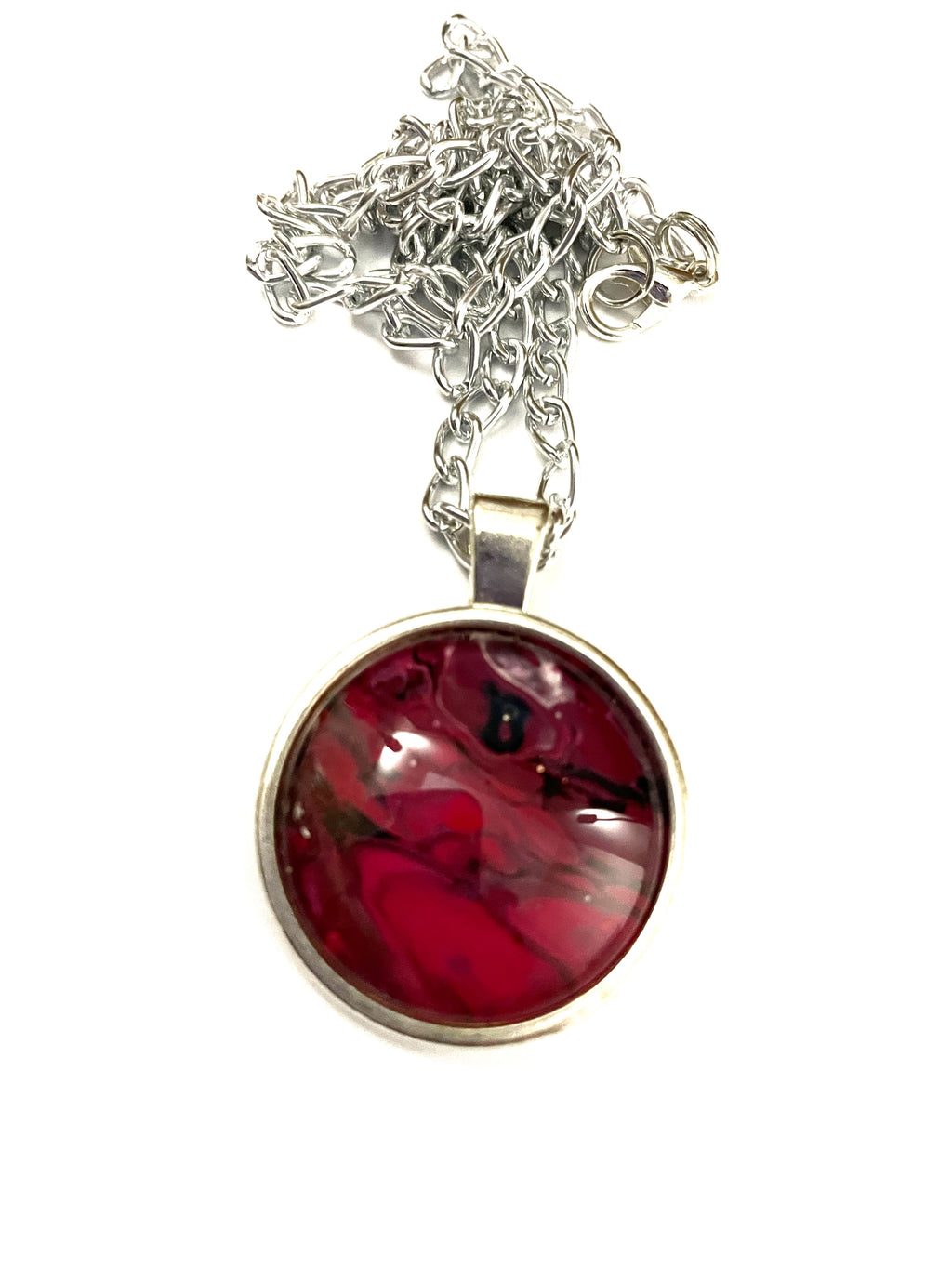 Red Acrylic Necklaces