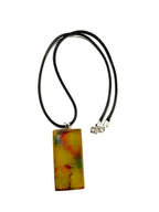 Colorful Rectangle Tile Necklace