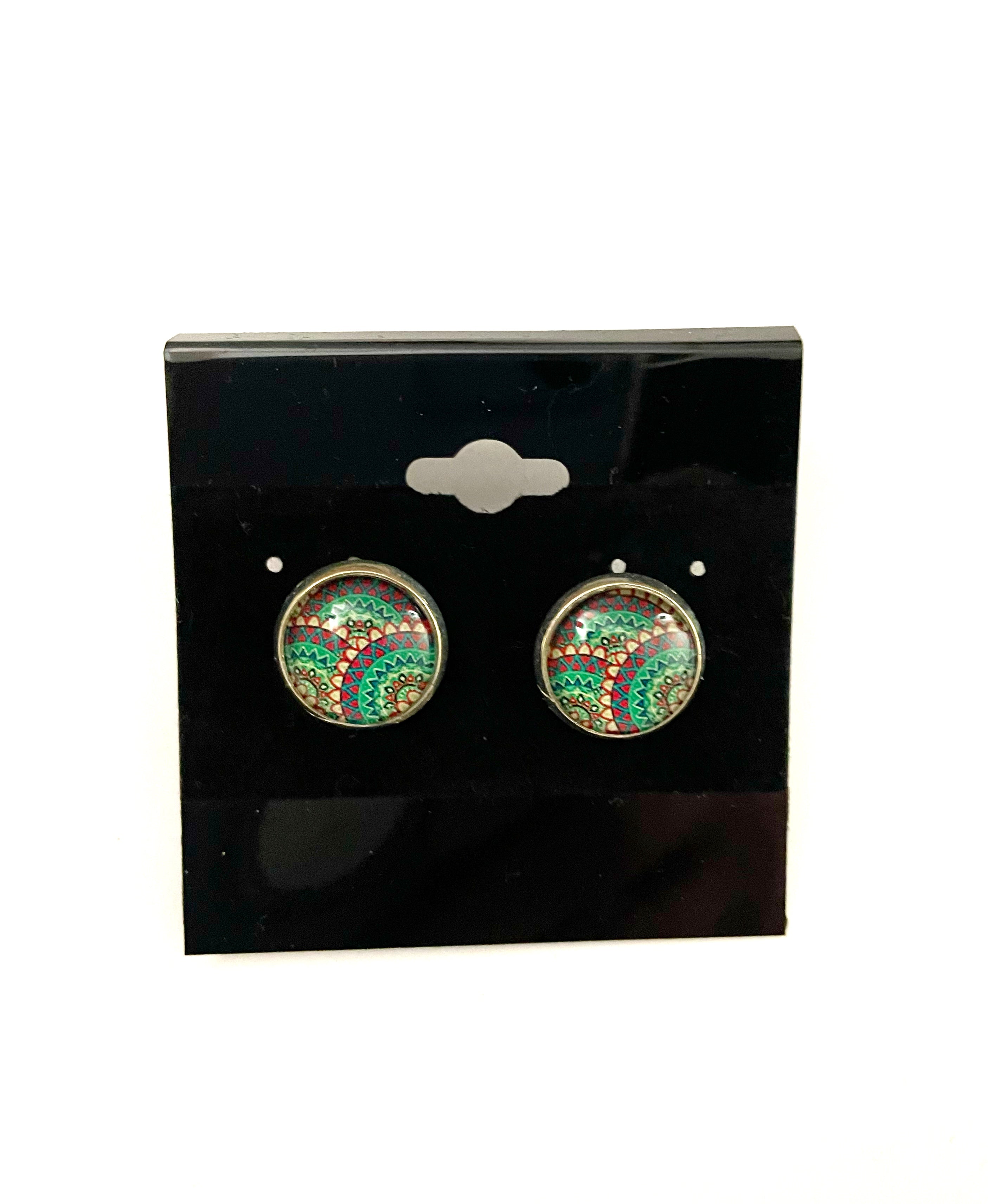 Colorful Post Earrings - Multiple Options - Silver Posts